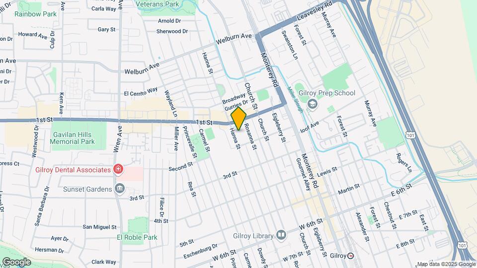 7840 HANNA St Map and Location Details
