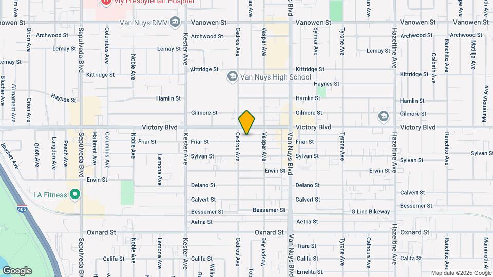 14643 Friar St Map and Location Details