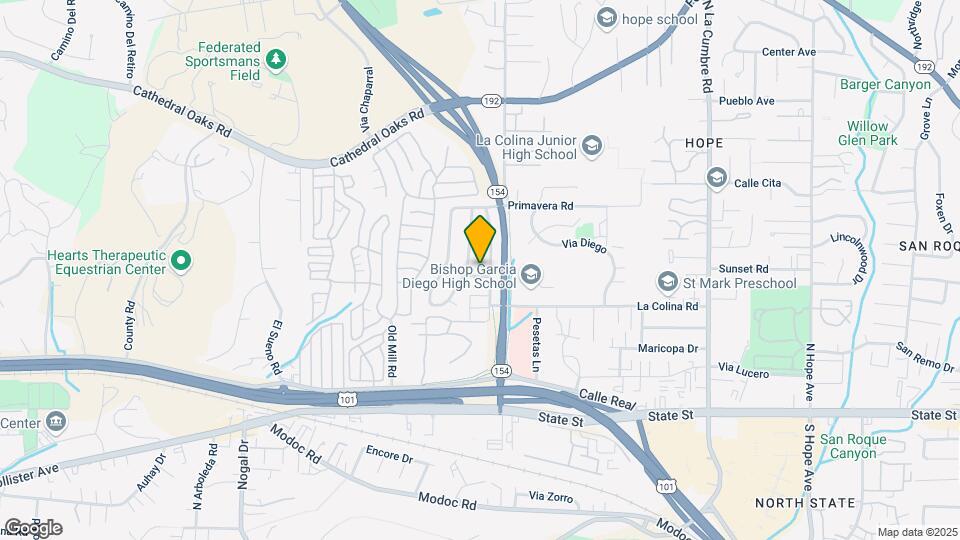 4124 San Martin Way Map and Location Details