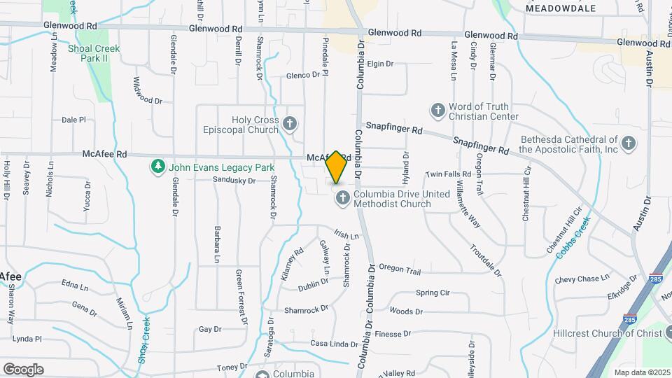 2046 Oak Park Ln Map and Location Details