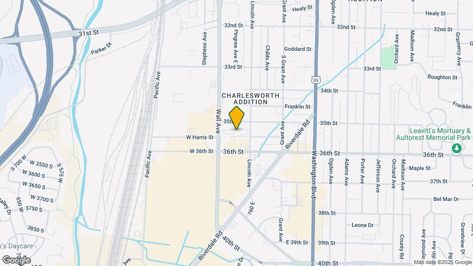 154 E Harris St Map and Location Details