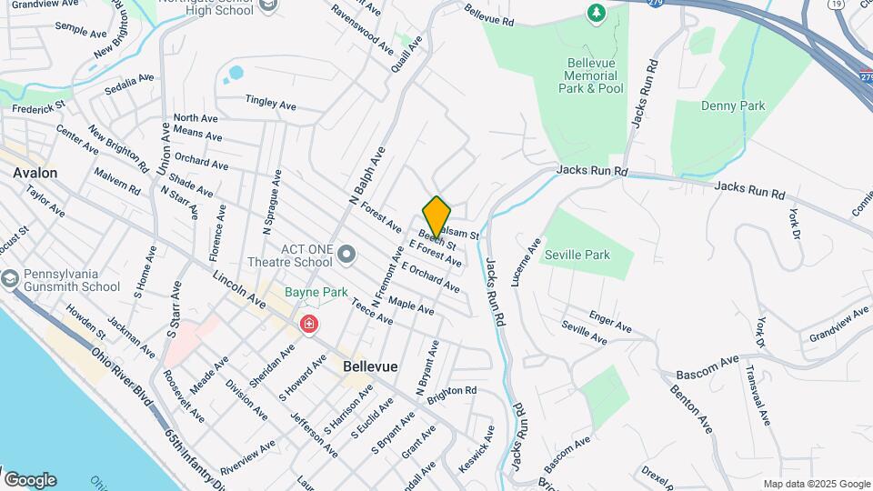 21 E Forest Ave Mapa y Detalles de la Ubicación