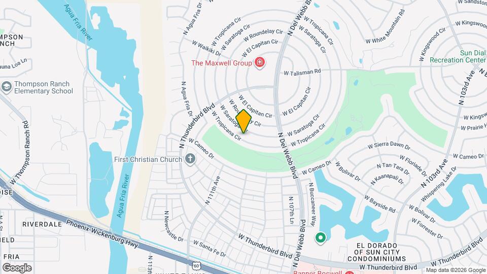 10933 W Tropicana Cir Map and Location Details