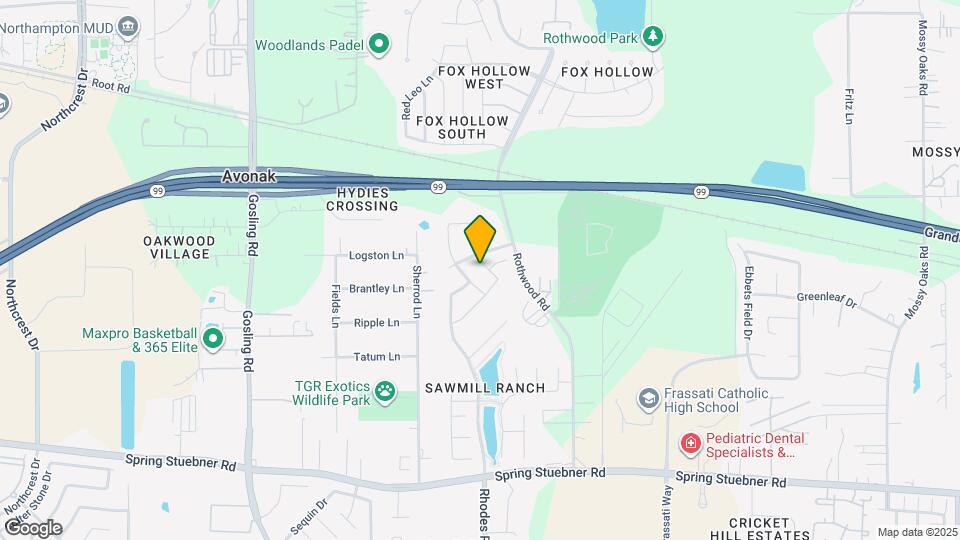 22519 Birch Ridge Meadow Dr Map and Location Details