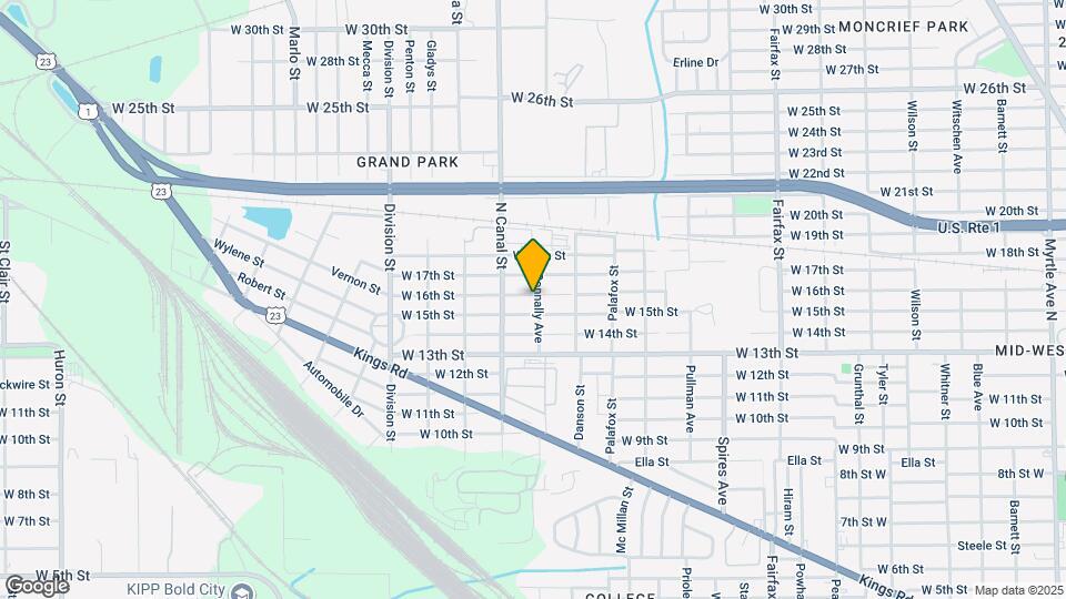 2148 W 16th St Map and Location Details