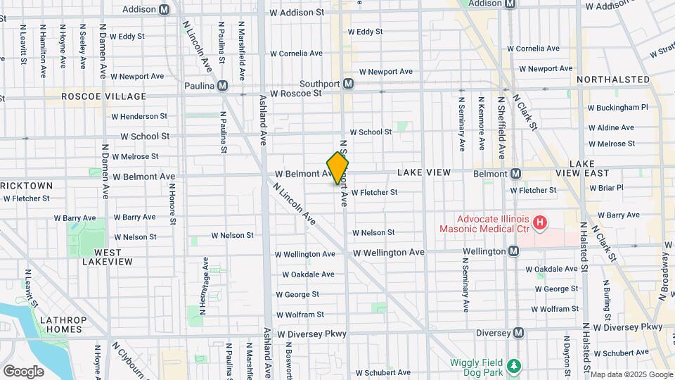 3134 N Southport Ave Map and Location Details