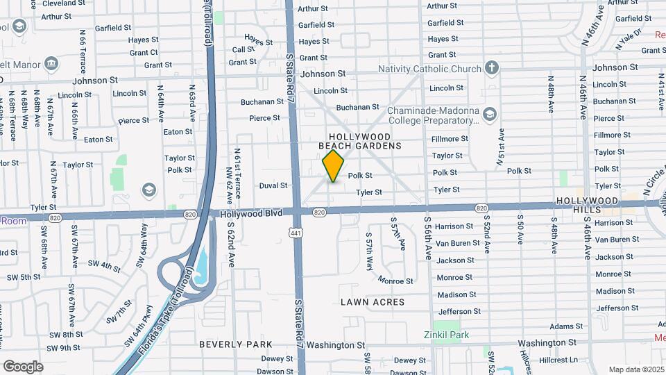 5843 Tyler St Map and Location Details