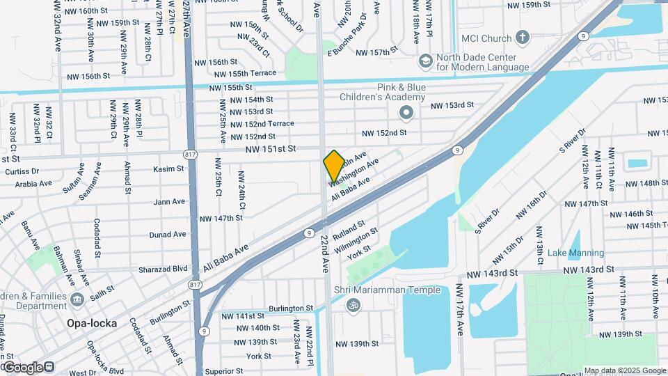 2170 Washington Ave Map and Location Details