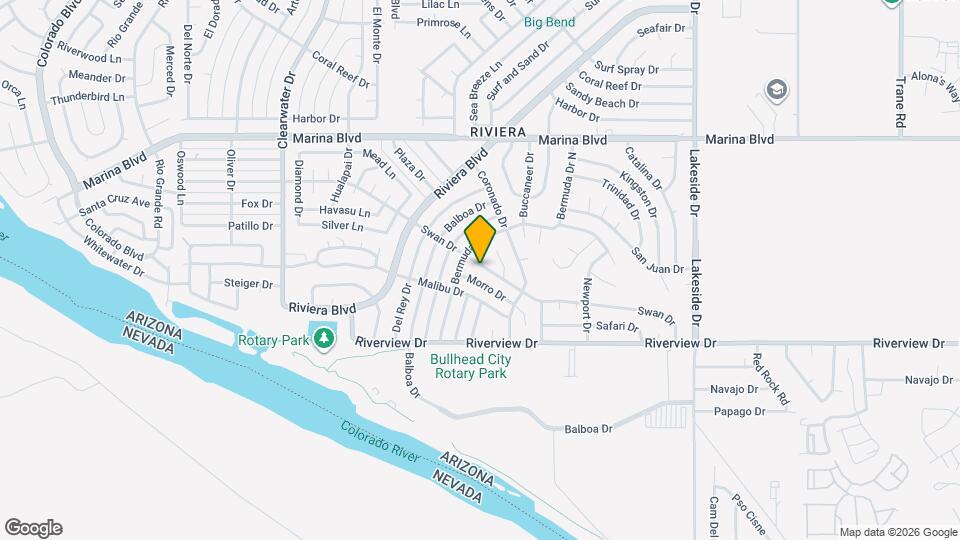 734 Swan Dr Map and Location Details