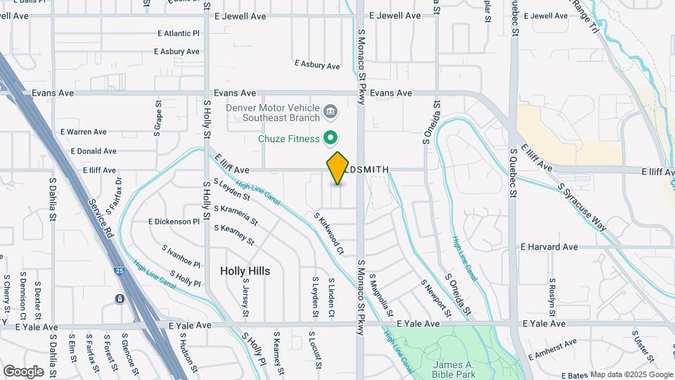 2351 S Locust St Map and Location Details