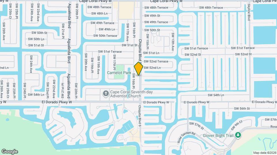 5308 Chiquita Blvd S Map and Location Details