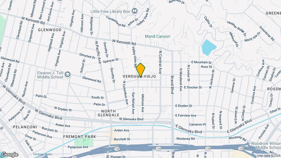 1226 Valley View Rd Mapa y Detalles de la Ubicación
