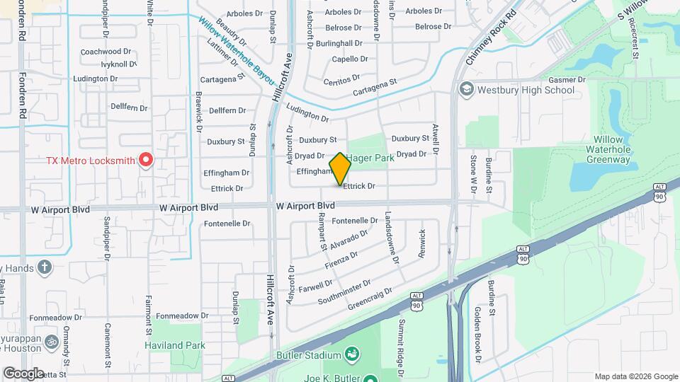 5807 Ettrick Dr Map and Location Details