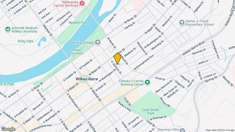 164 N Washington St, Unit 2 Map and Location Details