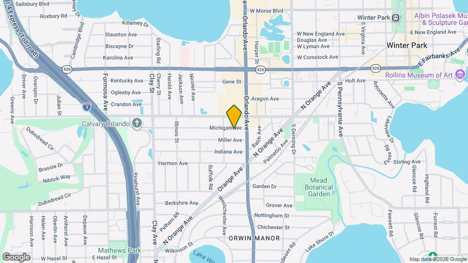 1256 Michigan Ave Map and Location Details