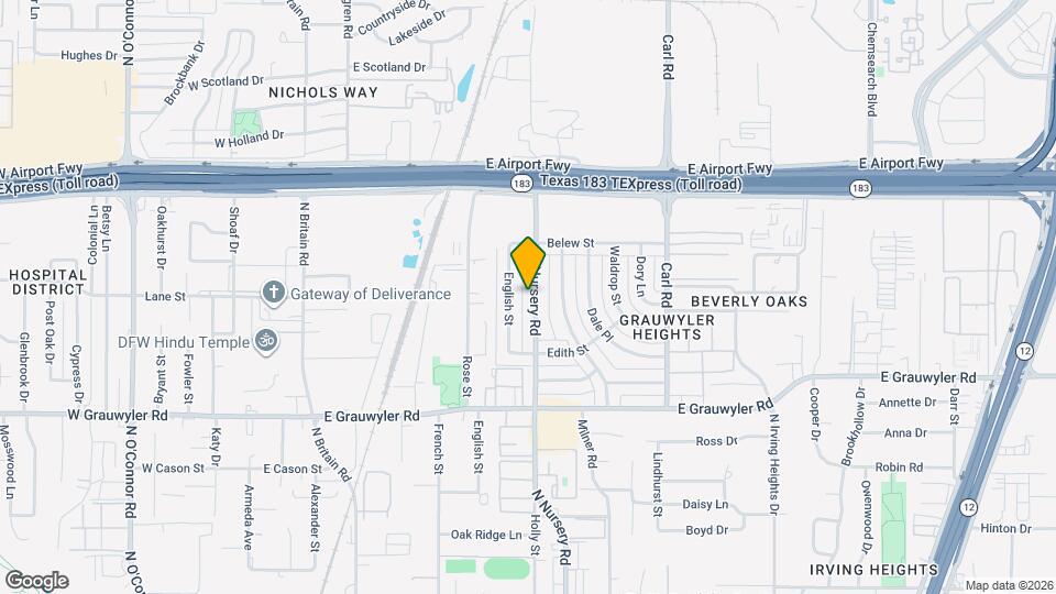 1817 N Nursery Rd Map and Location Details