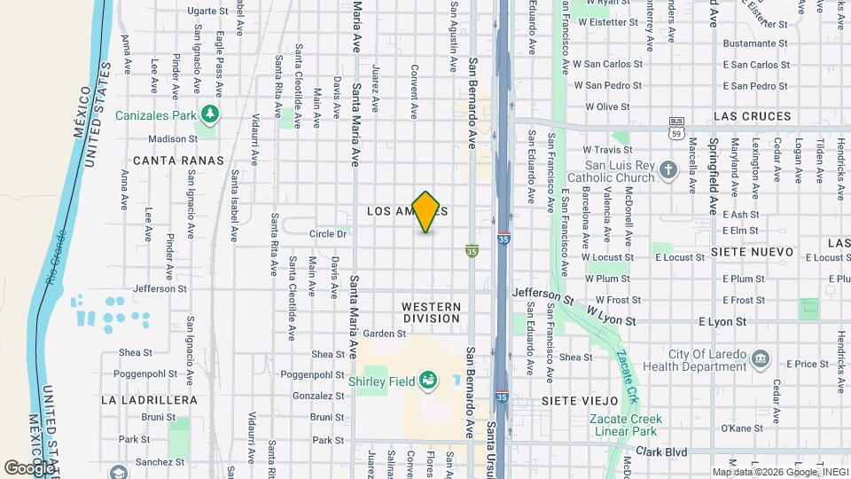 2906 Flores Ave Map and Location Details