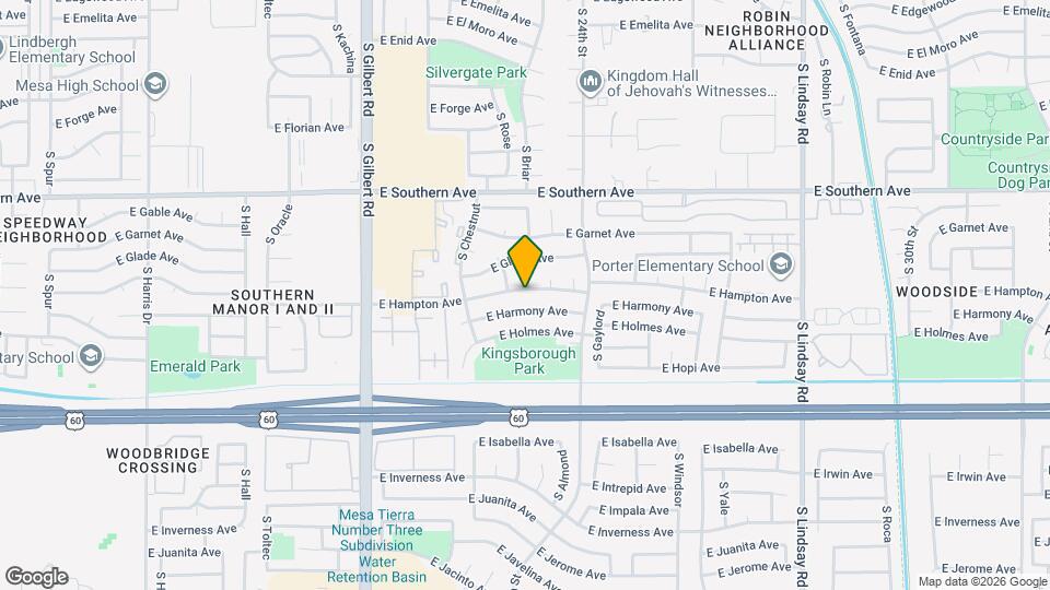 2263 E Hampton Ave Map and Location Details