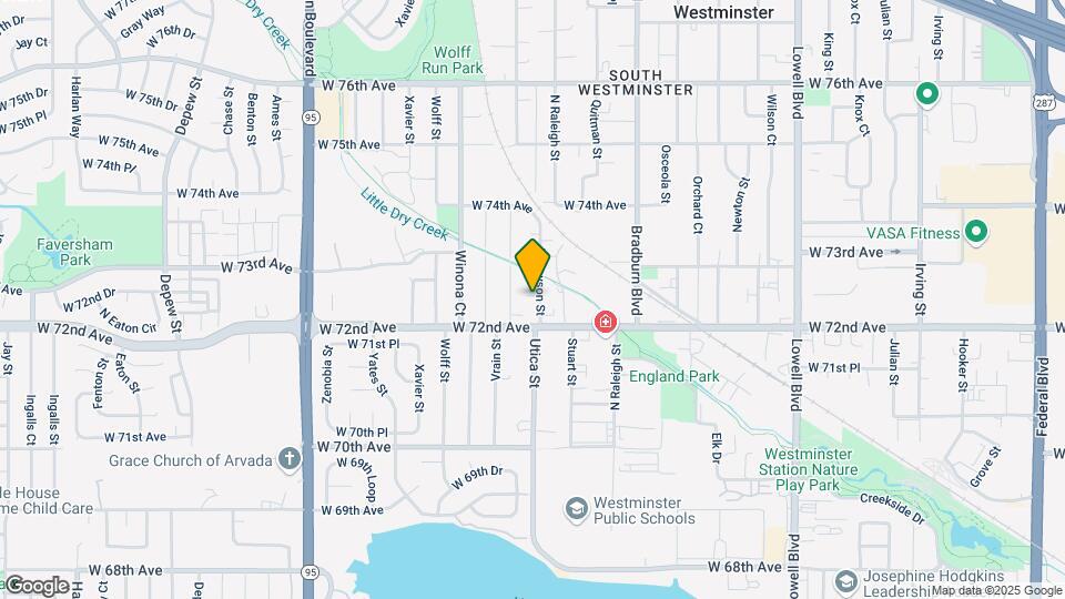 7235 Tennyson St Map and Location Details