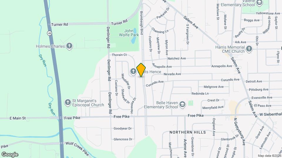 3797 Brumbaugh Blvd Map and Location Details