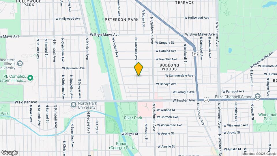 5320 N Francisco Ave Map and Location Details