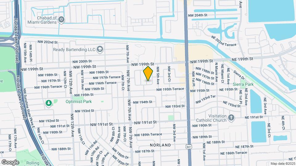 19601 NW 5th Pl Map and Location Details