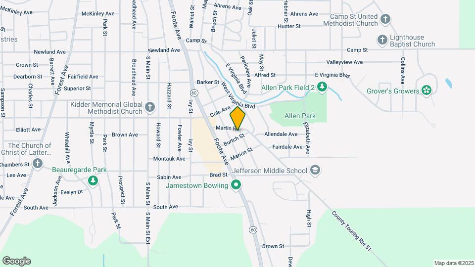 50 Elam Ave Mapa y Detalles de la Ubicación