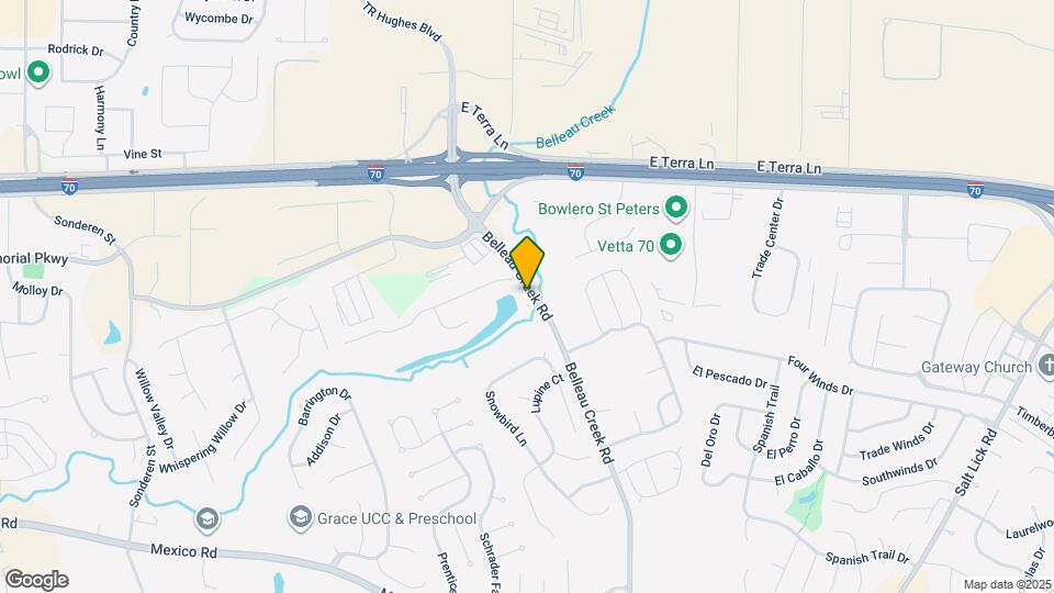 1005 Belleau Creek Rd Map and Location Details