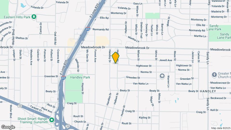 2516 Halbert St Map and Location Details