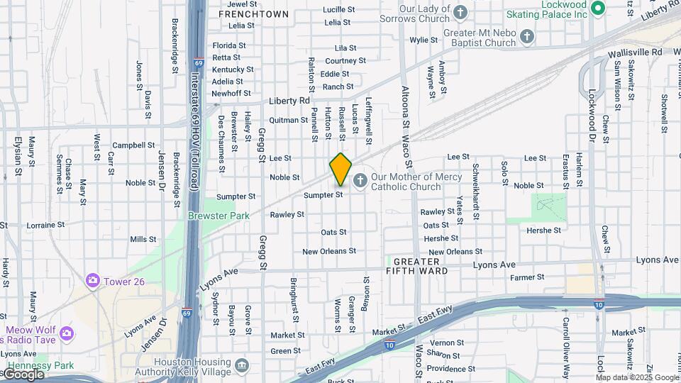 3905 Sumpter St Map and Location Details
