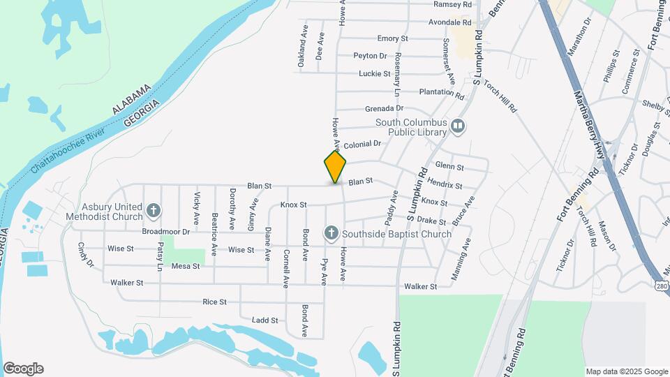 2940 Blan St Map and Location Details