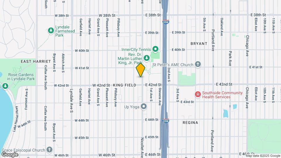 4138 Nicollet Ave Map and Location Details