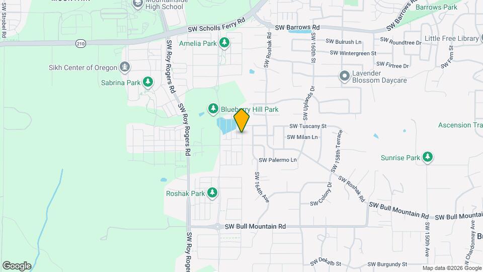 13737 SW 165th Ave Map and Location Details