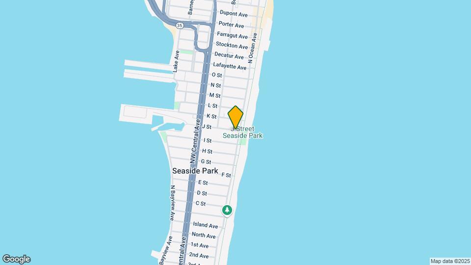 919 N Ocean Ave Map and Location Details