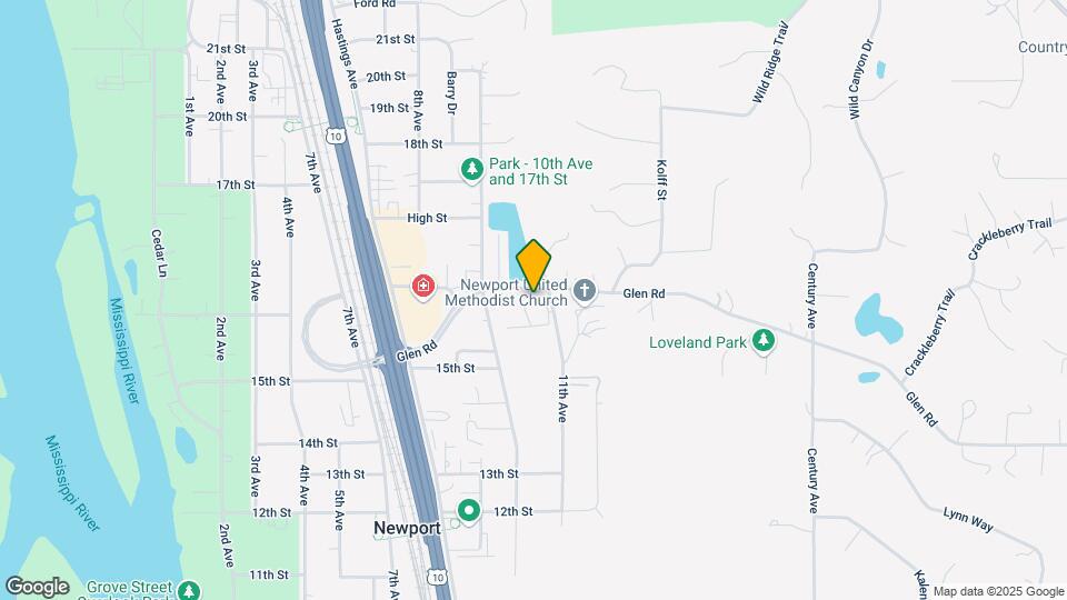 1595 11th Ave, Unit 4 Map and Location Details