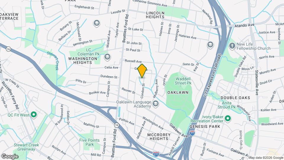 1315 Condon St Mapa y Detalles de la Ubicación