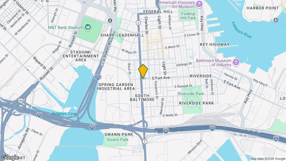 1505 S Hanover St Map and Location Details