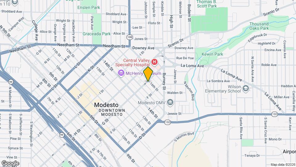 629 16th St Map and Location Details