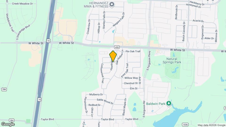925 Hawthorne Rd Map and Location Details