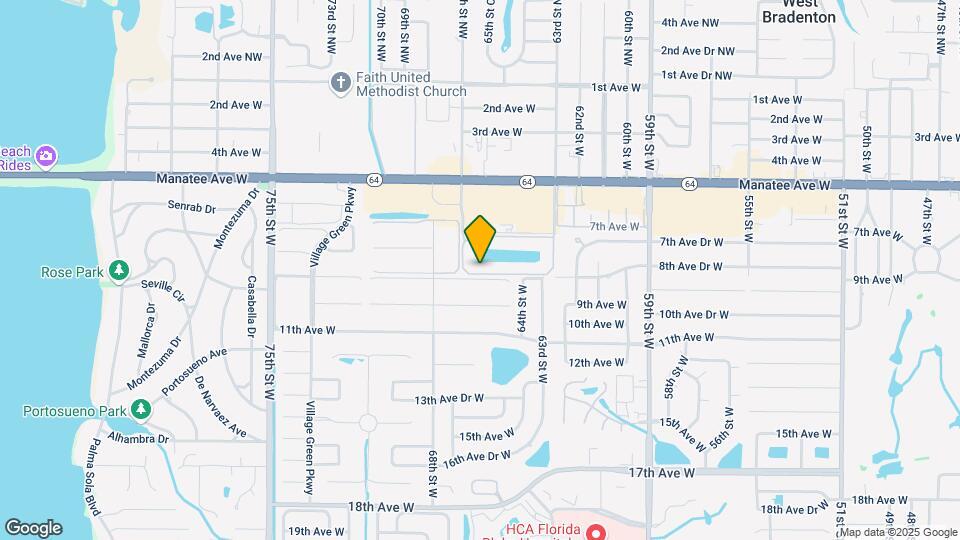 6656 7th Ave Cir W Map and Location Details