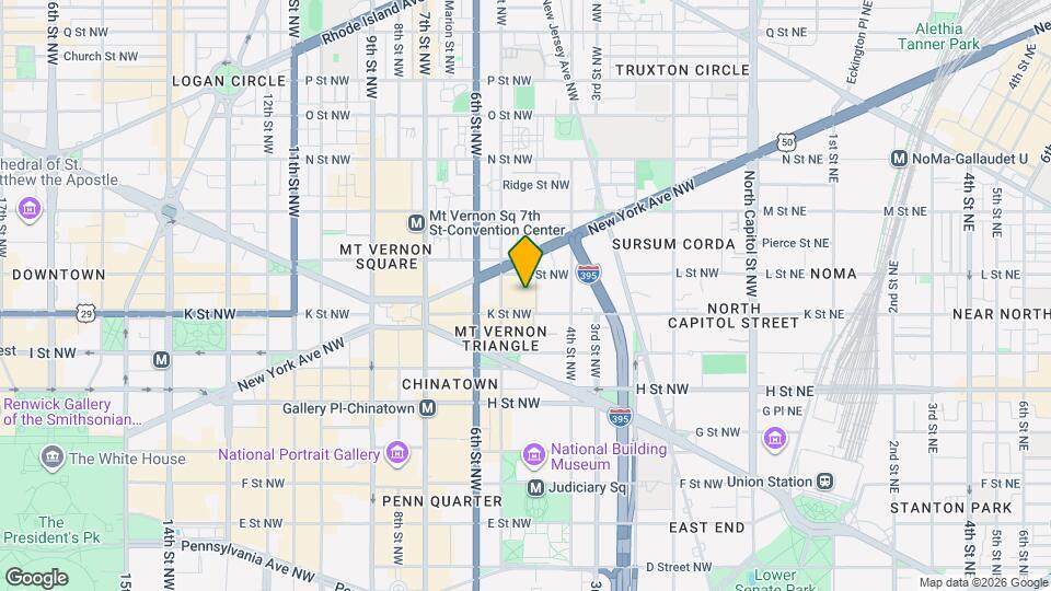 475 K St NW, Unit 475 K St NW Mapa y Detalles de la Ubicación