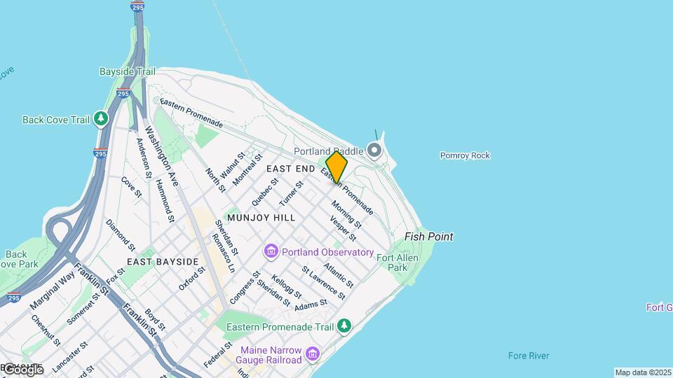 188 Eastern Promenade, Unit #2 Map and Location Details