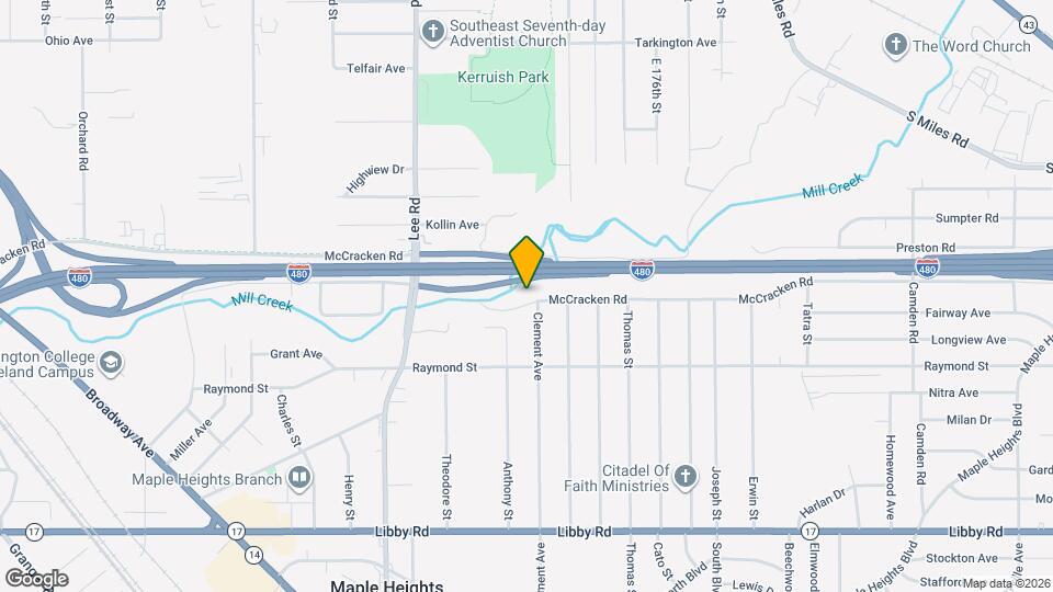 17253 McCracken Rd Map and Location Details