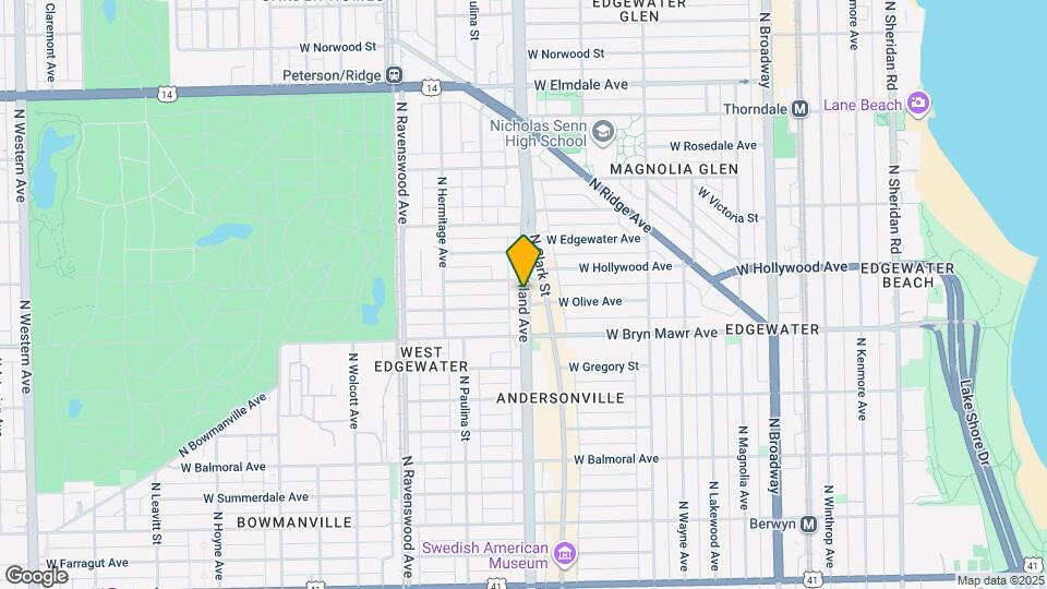 5647 N Ashland Ave, Unit S Map and Location Details