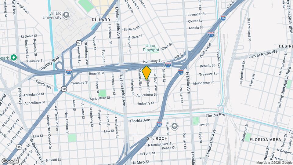 3016 Spain St Map and Location Details