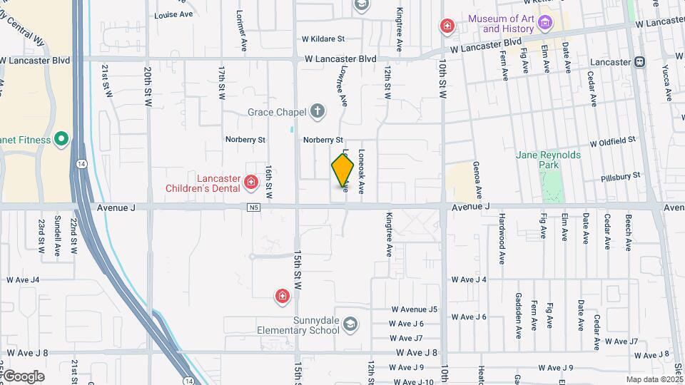 44415 Lowtree Ave Map and Location Details