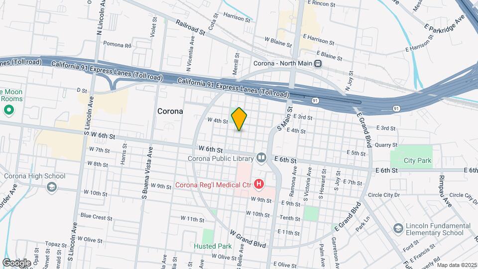 418 S Sheridan St Map and Location Details