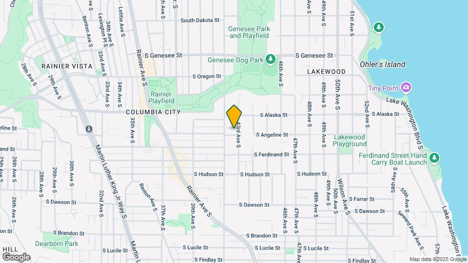 4216 S Angeline St Map and Location Details