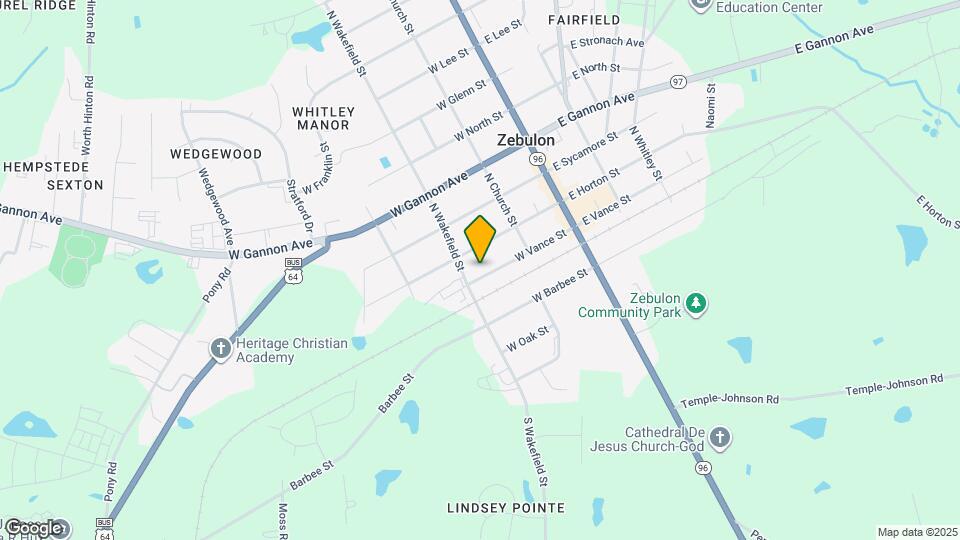 248 W Vance St Map and Location Details