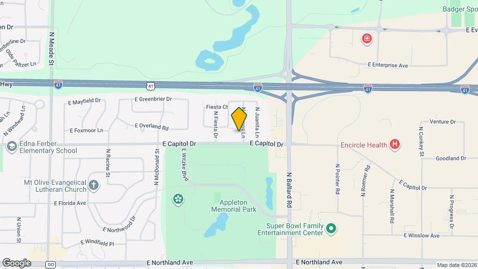 3411 N Marcos Ln, Unit Marcos Ln Mapa y Detalles de la Ubicación